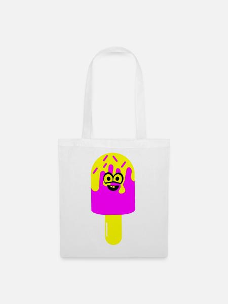 eis_smile - Stoffbeutel - Weiß