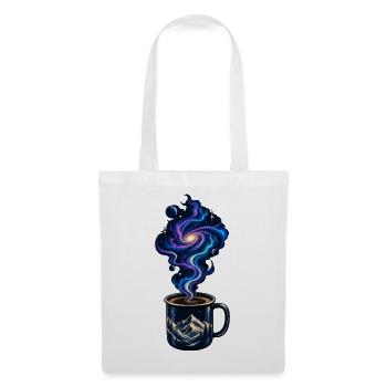 Galaktischer Kaffee - Stoffbeutel - Weiß - Vorne