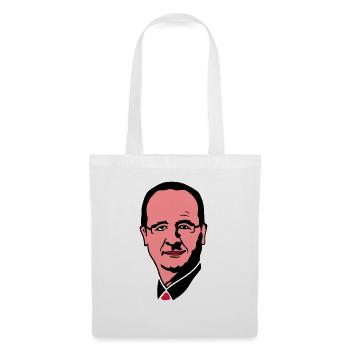 francois holland Präsident Führer 3 - Stoffbeutel - Weiß - Vorne