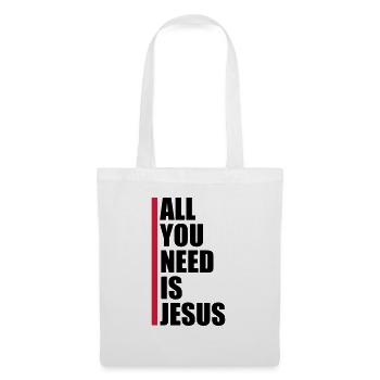 Strip Besoin de Jésus - Sac en tissu - blanc - Devant