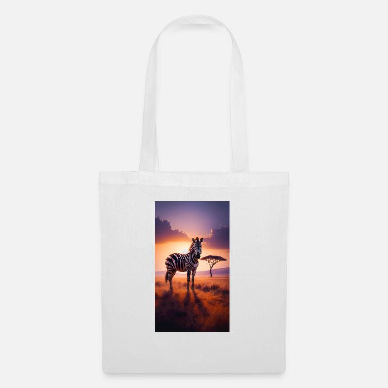Zebra - Tote Bag - white