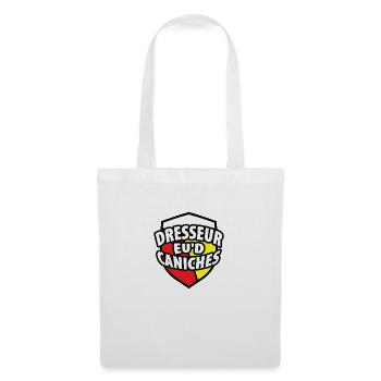 Dresseur de caniches cadeau supporter Lensois - Sac en tissu - blanc - Devant