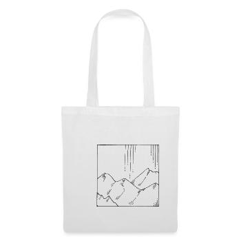 les montagnes - Sac en tissu - blanc - Devant
