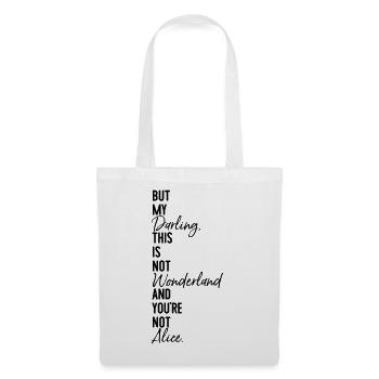 Alice Wonderland - Tote Bag - white - Front