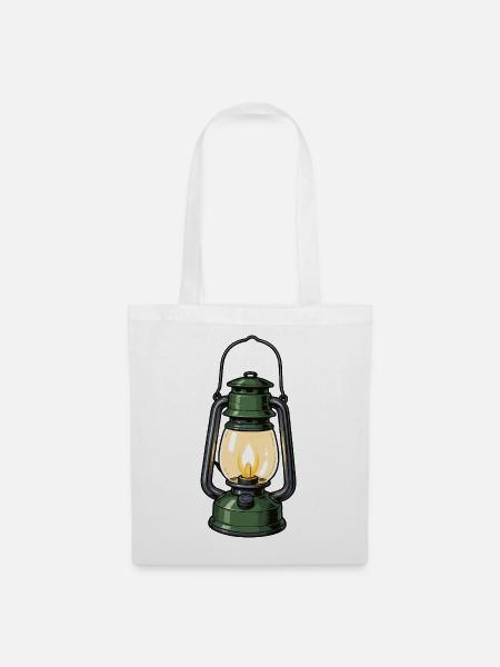 lampe - Stoffbeutel - Weiß