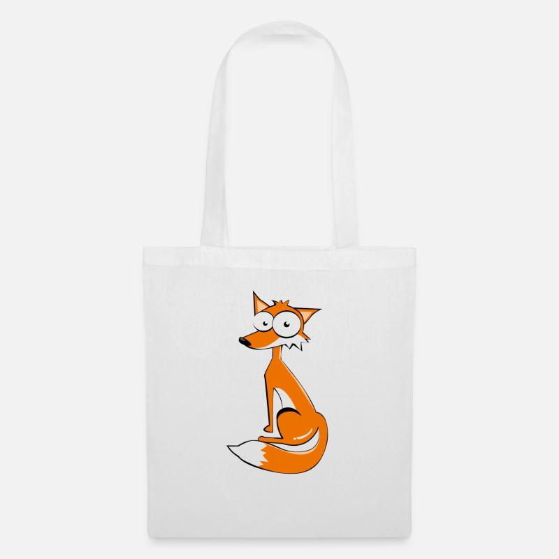 Fuchs - Stoffbeutel - Weiß
