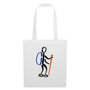3C randonneurs à pied - Sac en tissu - blanc - Devant