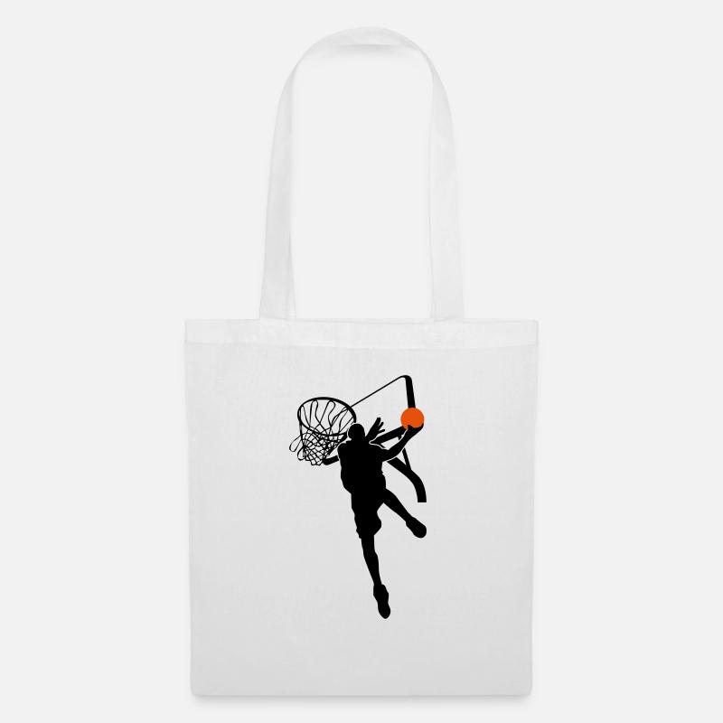 Basketball - Stoffbeutel - Weiß