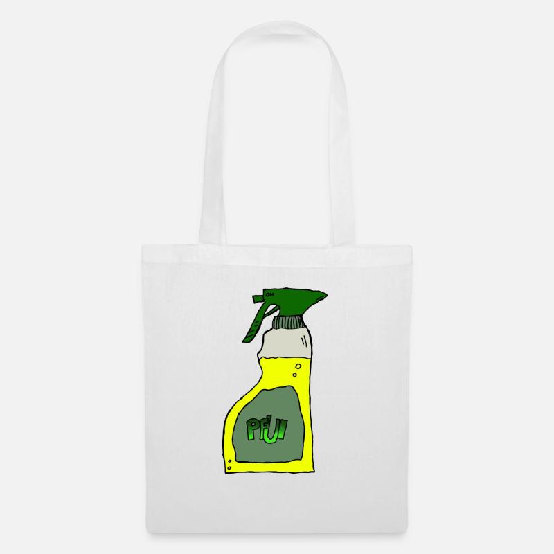 Sprühflasche Pfui - Stoffbeutel - Weiß