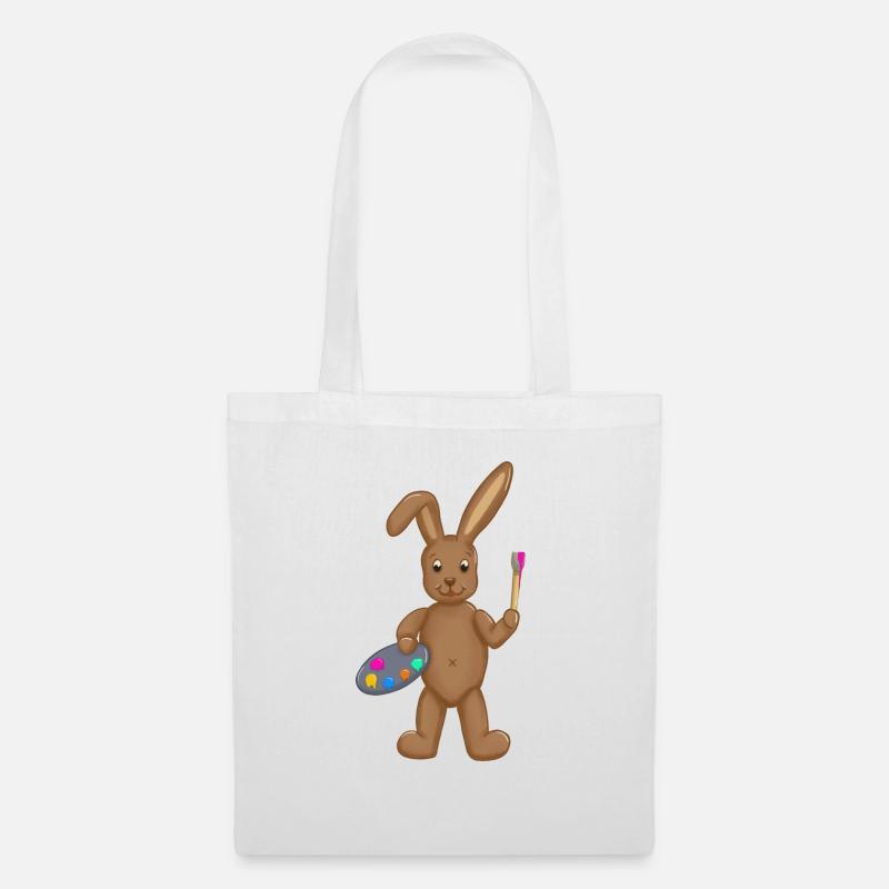 Mal Hase - Stoffbeutel - Weiß