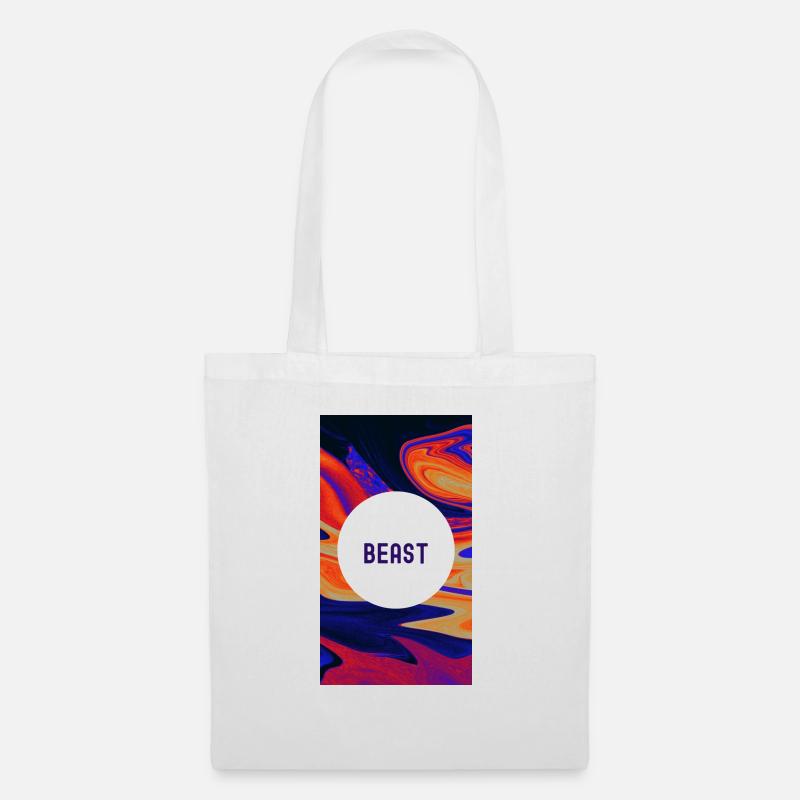 Beast Motivational: Entfessle deine innere Kraft - Stoffbeutel - Weiß