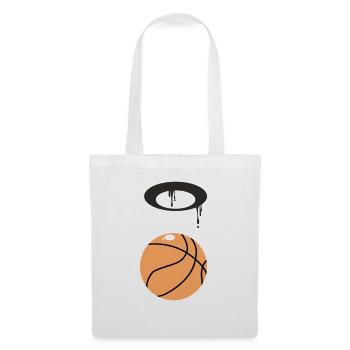 Basket-ball - Sac en tissu - blanc - Devant