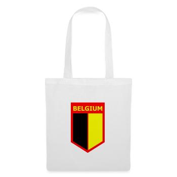 FLAGGE BELGIEN - Stoffbeutel - Weiß - Vorne