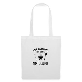 Grillen Witzige Sprüche - Stoffbeutel - Weiß - Vorne