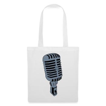 microphone - Tote Bag - white - Front