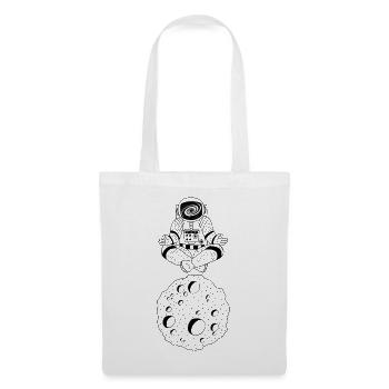 Astronaut and yoga - Tote Bag - white - Front