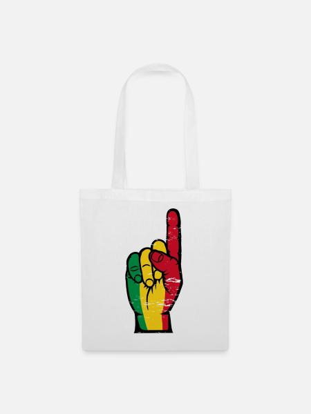 Mali Flagge Nummer 1 used - Stoffbeutel - Weiß