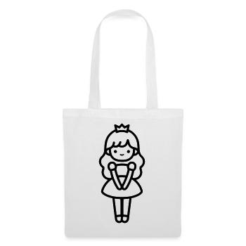 princess - Tote Bag - white - Front