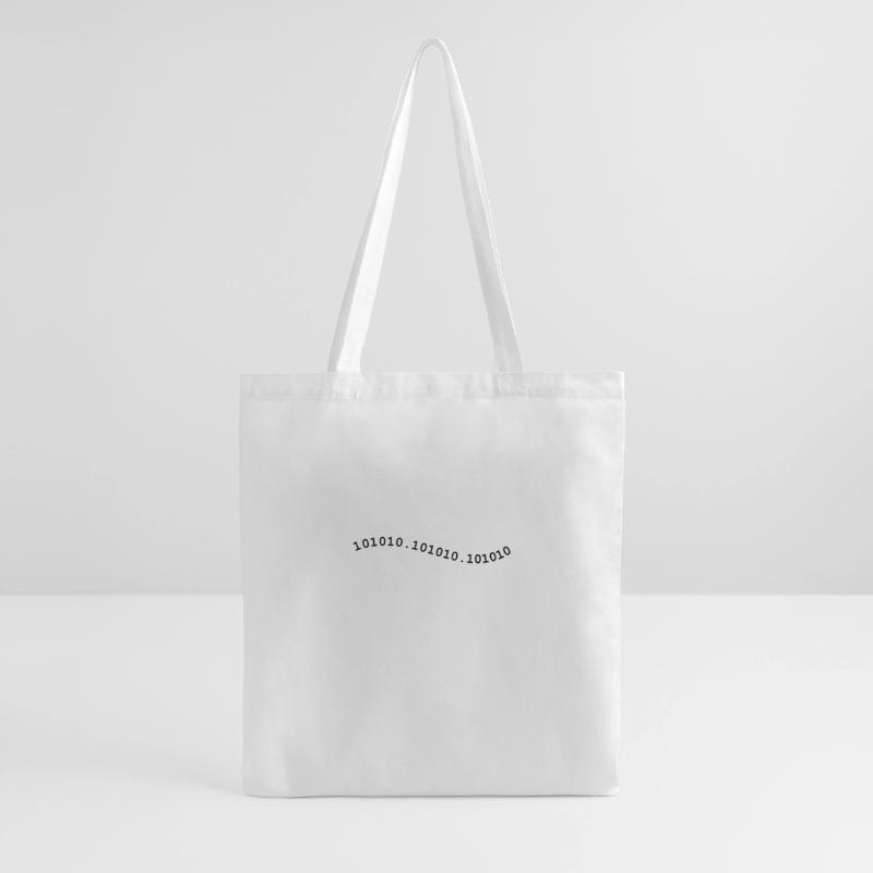 Binary *** Wave / Binary Code 101010 (1c) Tote Bag