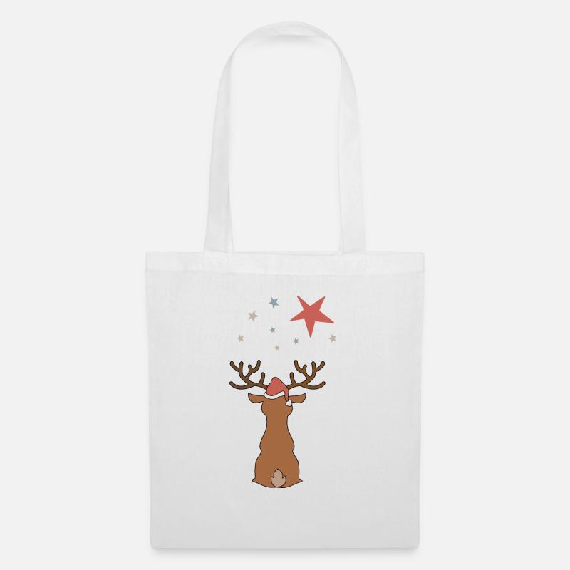 Weihnachten - Stoffbeutel - Weiß
