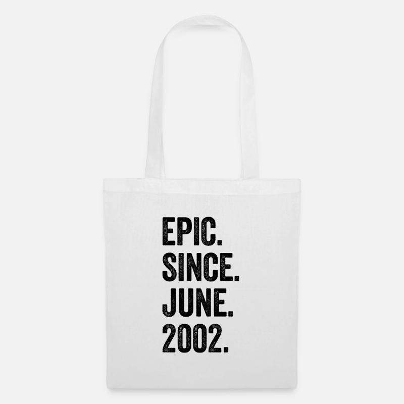 21. Geburtstag 21 Jahre Epic Since June 2002 - Stoffbeutel - Weiß