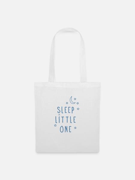 Sleep Little One - Schlaf gut Baby - Stoffbeutel - Weiß