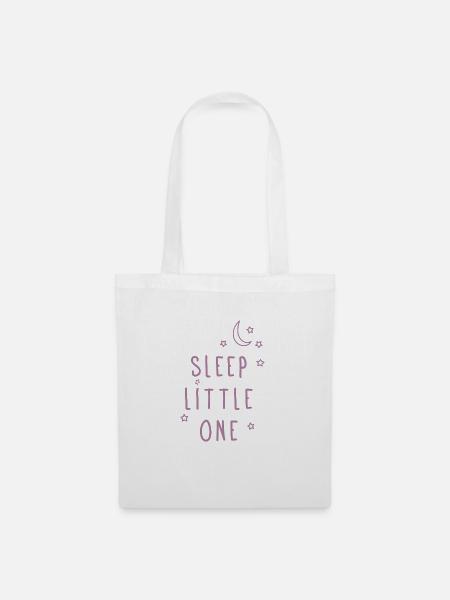 Sleep Little One - Schlaf gut Baby - Stoffbeutel - Weiß