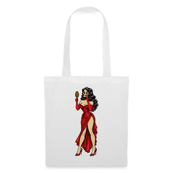 MAKABRE VANITAS REDLIPS - Stoffbeutel - Weiß - Vorne