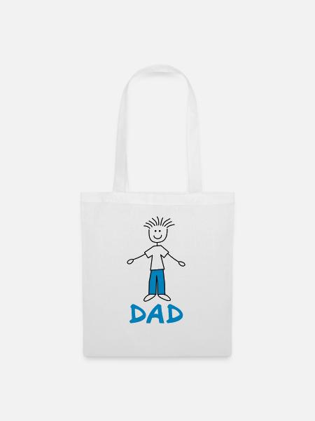 Dad - Stoffbeutel - Weiß