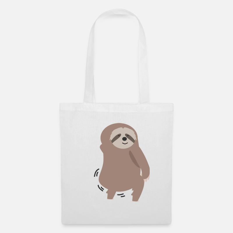 sloth - Tote Bag - white
