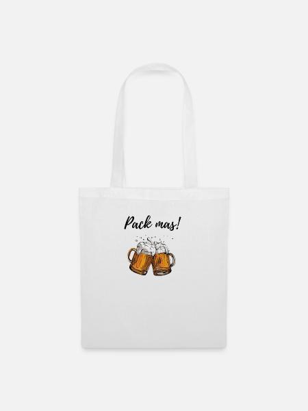 Pack mas! - Stoffbeutel - Weiß