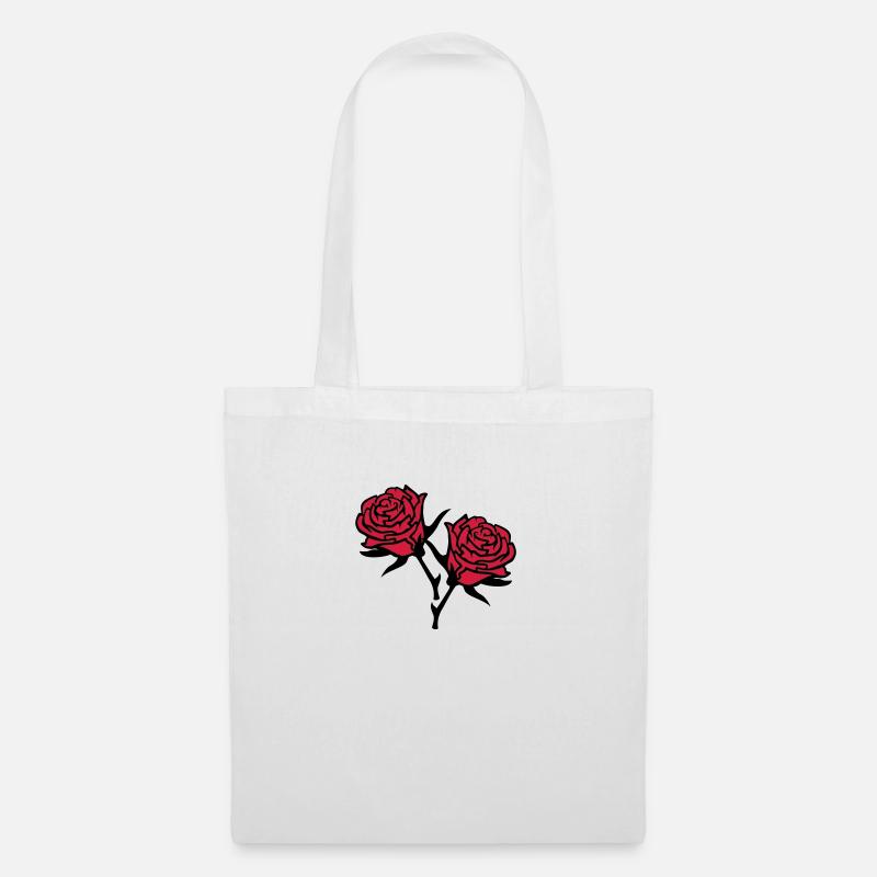 roses4 - Tote Bag - white