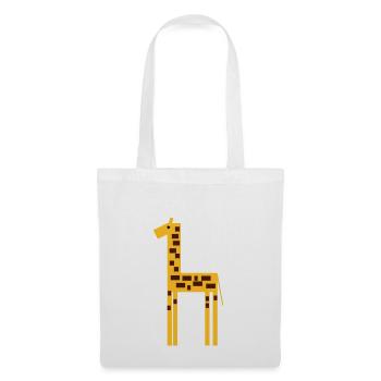 girafe 2 - Sac en tissu - blanc - Devant