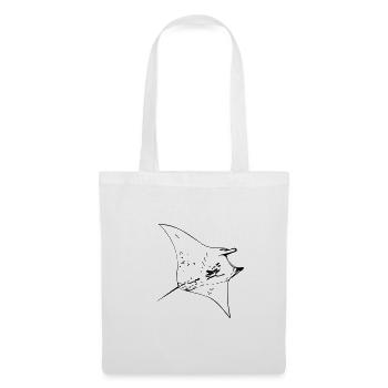 Manta Ray - Stoffbeutel - Weiß - Vorne