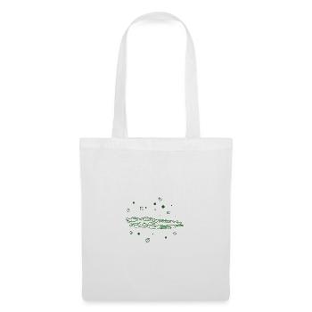 Crocodile - Sac en tissu - blanc - Devant