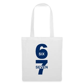 Six Seven - 67 - Meme - Basketball - 6-7 - Stoffbeutel - Weiß - Vorne