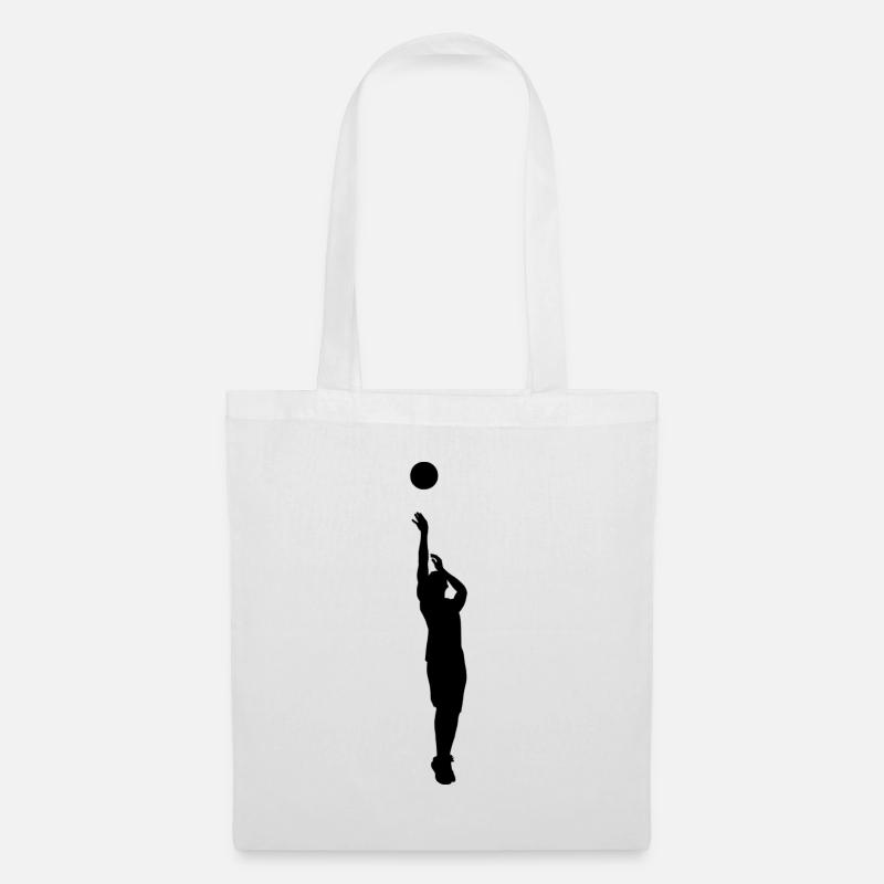 Basketball - Stoffbeutel - Weiß