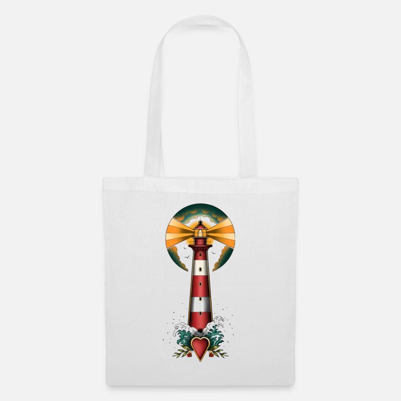 Lighthouse - Tote Bag - white
