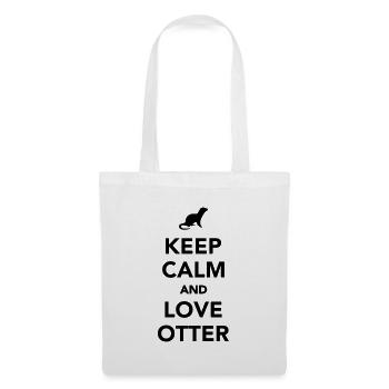 Otter - Stoffbeutel - Weiß - Vorne