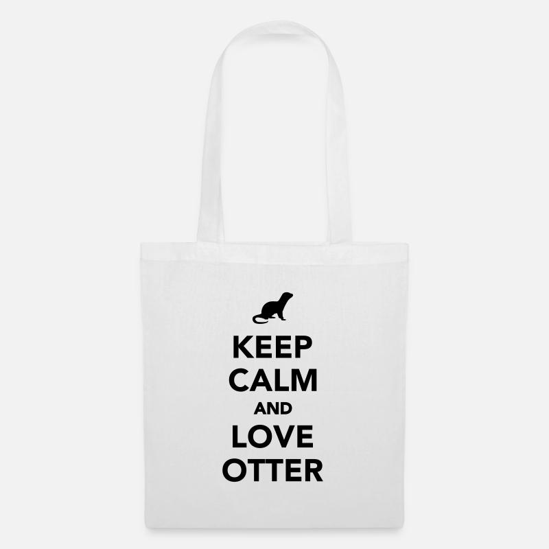 Otter - Stoffbeutel - Weiß