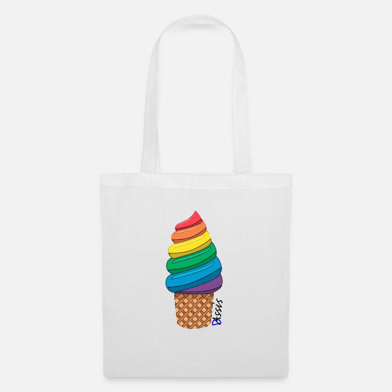 icecream - Stoffbeutel - Weiß