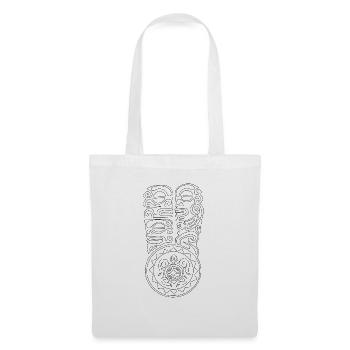 logo poitrine maori 100 blanc - Sac en tissu - blanc - Devant
