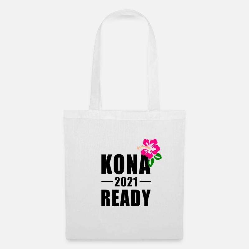 KONA 2021 READY - TRIATHLON HAWAII - Stoffbeutel - Weiß