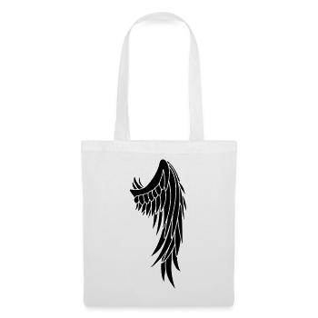 Aile d’ange - Sac en tissu - blanc - Devant