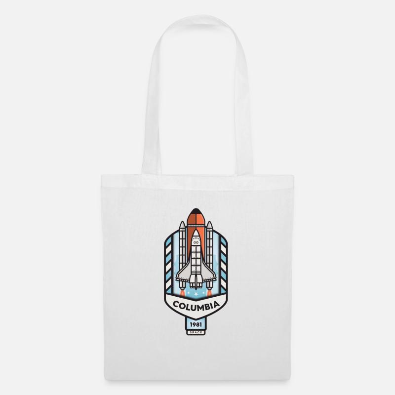 Columbia Space Shuttle - Tote Bag - white