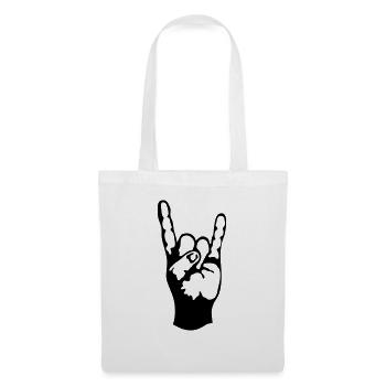 symbole hard rock signe 230723 - Sac en tissu - blanc - Devant