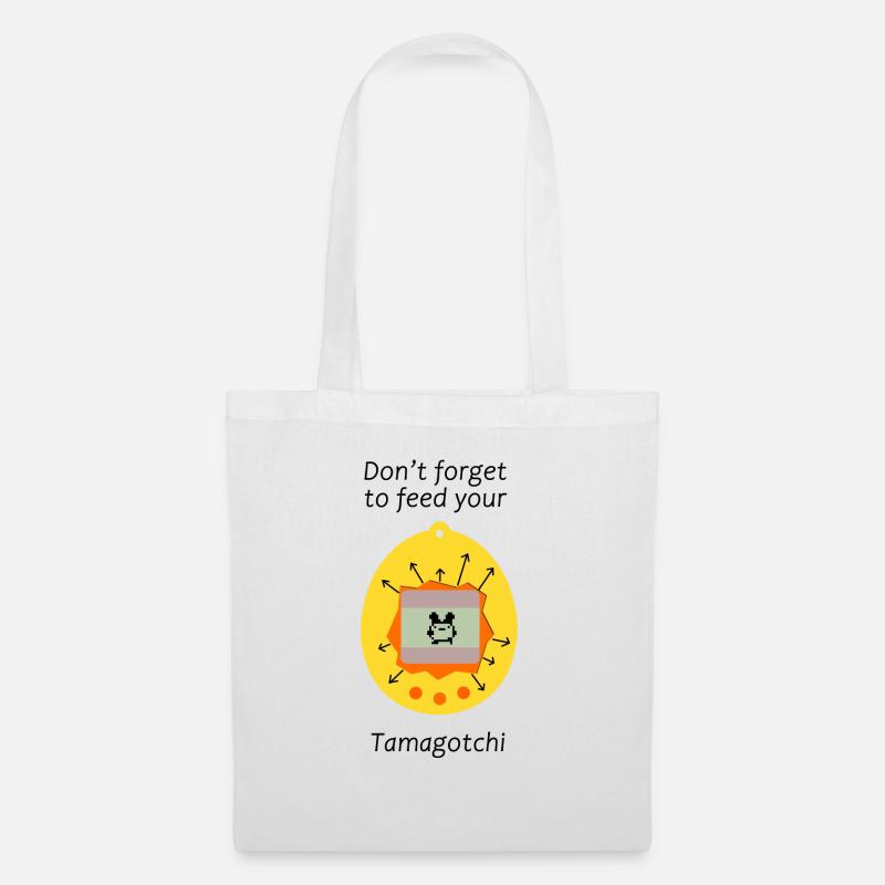 Feed Tamagotchi - Stoffbeutel - Weiß