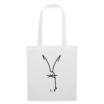 minimalism stick figure - Tote Bag - white - Front