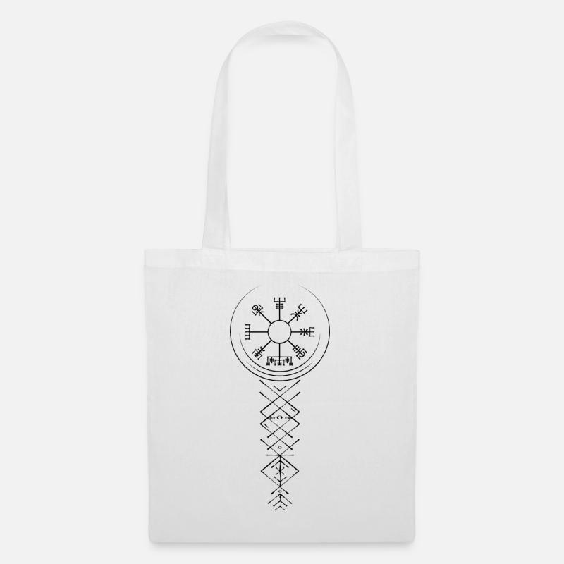 Vegvisir - Stoffbeutel - Weiß