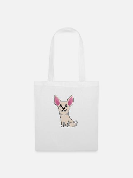 Chihuahua - Stoffbeutel - Weiß